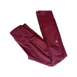 Lululemon Speed Up Mid-Rise Tight 28" Size 2 in Deep Rouge